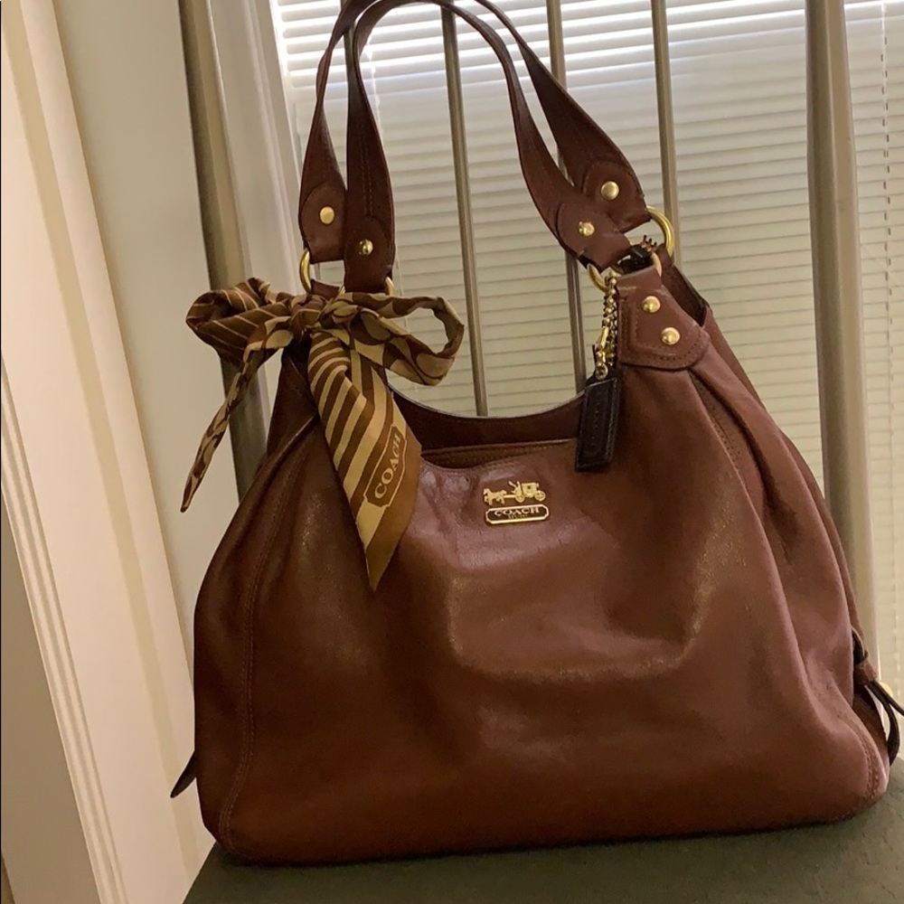 Leather Coach Bag
